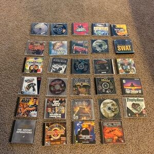 29 PC Games. Grand Theft Auto Paint Brawl  Navy Seals Top Gun NASCAR Delta Force